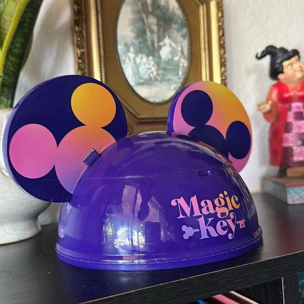 Disneyland Magic Key 2022 Bowl Purple Mickey hat bowl